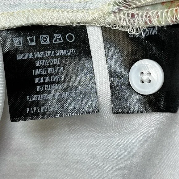 Paper Planes‎ Men 2XL Satin Matching Set Shirt Shorts Streetwear Co-Ord Festival